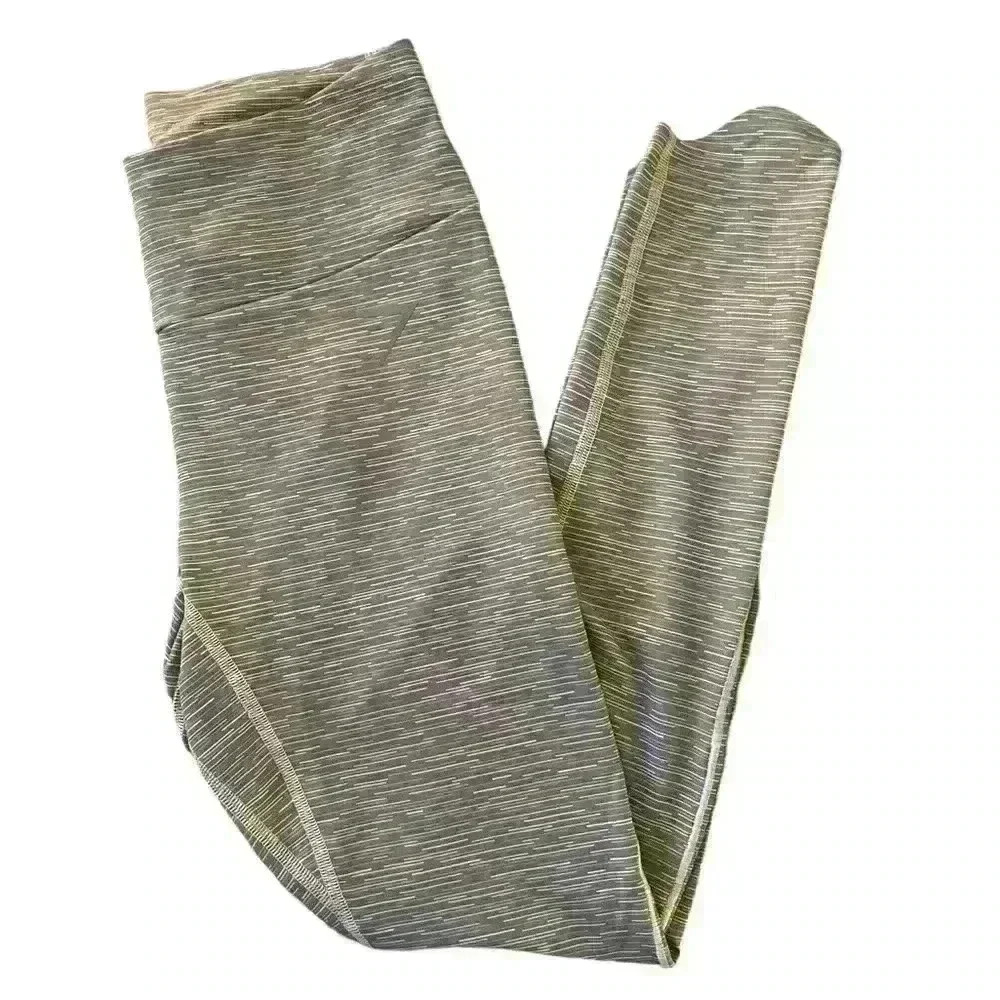 Gymshark Women's Speed High Waisted Running Leggings Light Gray